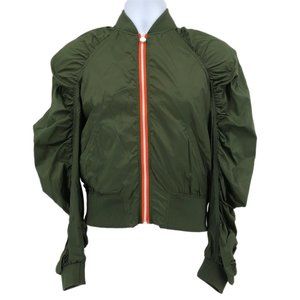 Hunter for Target Green & Orange Bomber Jacket | Good Condition